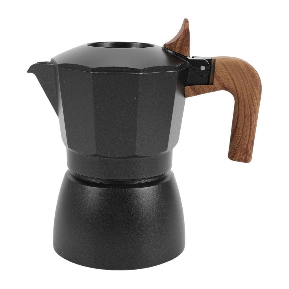 Máquina De Café Expresso Com Fogão , Válvula Dupla De Volume De 100ml , Cafeteira , Liga De Alumínio