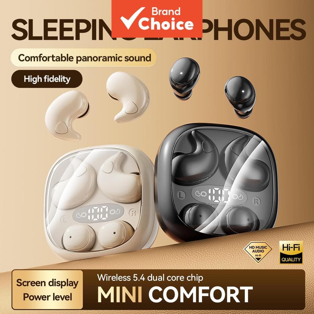SPRISE M126 Fones de ouvido Bluetooth de dormir 2 pares sem fio com microfone, fones de ouvido com cancelamento de ruído
