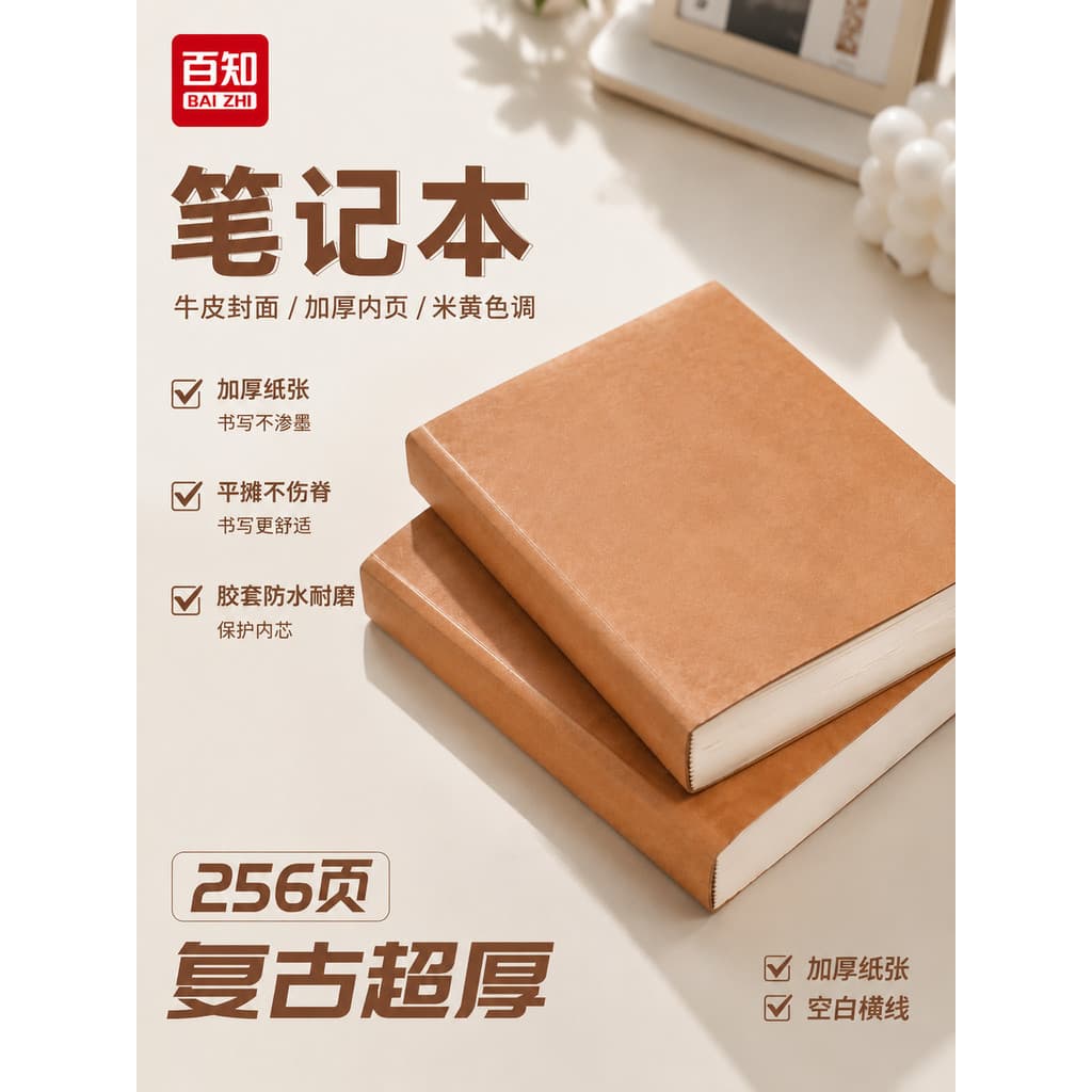 A6 Notebook Notebook Engrossado Pequeno Notebook Portátil Portátil Pequena Grade Selo Coleção Notebook Papel Kraft Linha