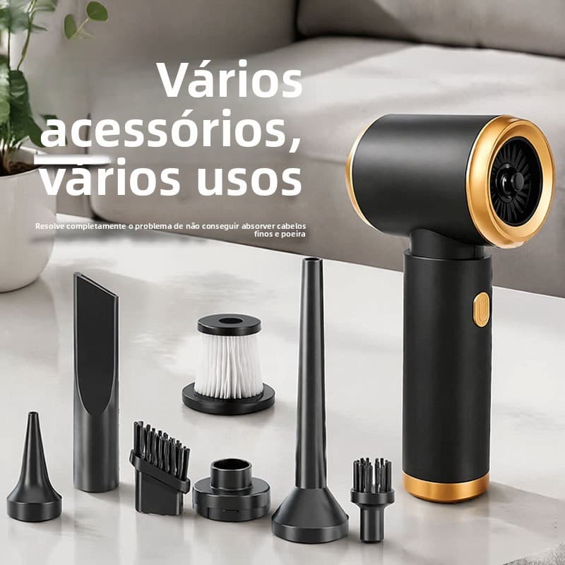 Cross-Border carro aspirador de pó doméstico sucção sem fio soprando integrado pequeno aspirador de pó portátil elétrico