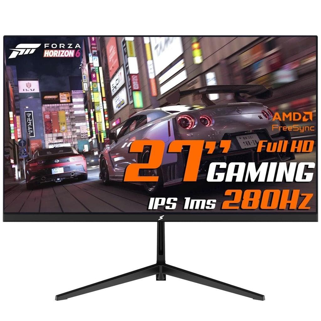 Monitor Gamer SuperFrame Precision, 27 Pol, Flat, Full HD, IPS, 1ms, 280Hz, HDR, FreeSync/G-Sync, SF-MN-PRE27FSIFE1B