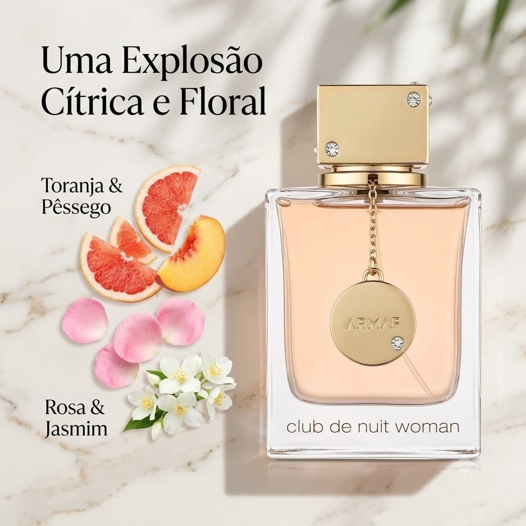 Perfume Feminino Armaf Club De Nuit Woman EDP 105ml Original Importado