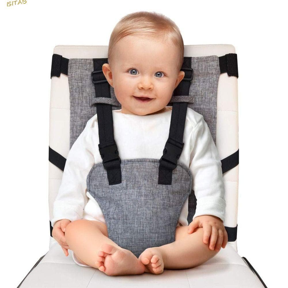 Cinto De Segurança Para Cadeira De Jantar De Bebê ISITAB , Proteção Ajustável Crianças , Alimentação , Lavável