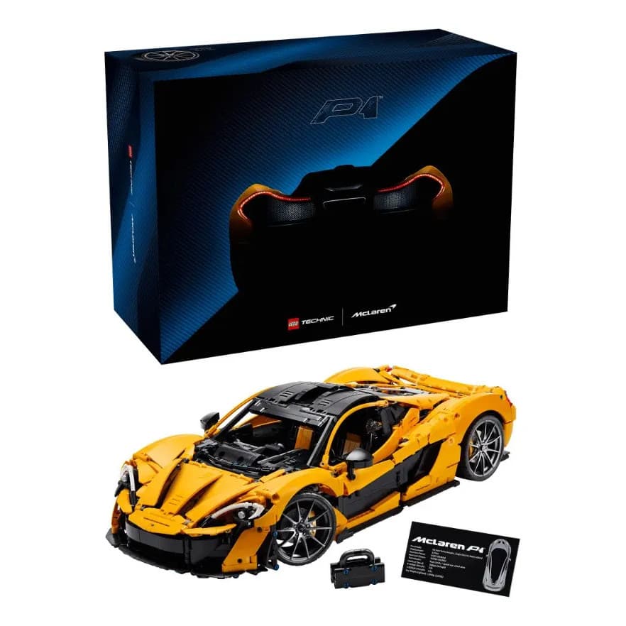 LEGO Technic 42172 McLaren P1 3893 Peças Supercarro Esportivo de Alta Performance para Montar e Colecionar