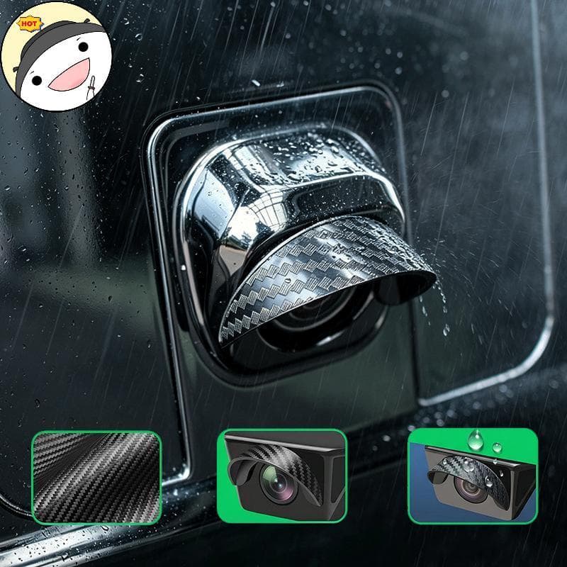Maud Câmera De Visão Traseira Do Carro Guarda Chuva À Prova Dwaterproof Água De Nevoeiro Protetor De Capa De Viseira Sol