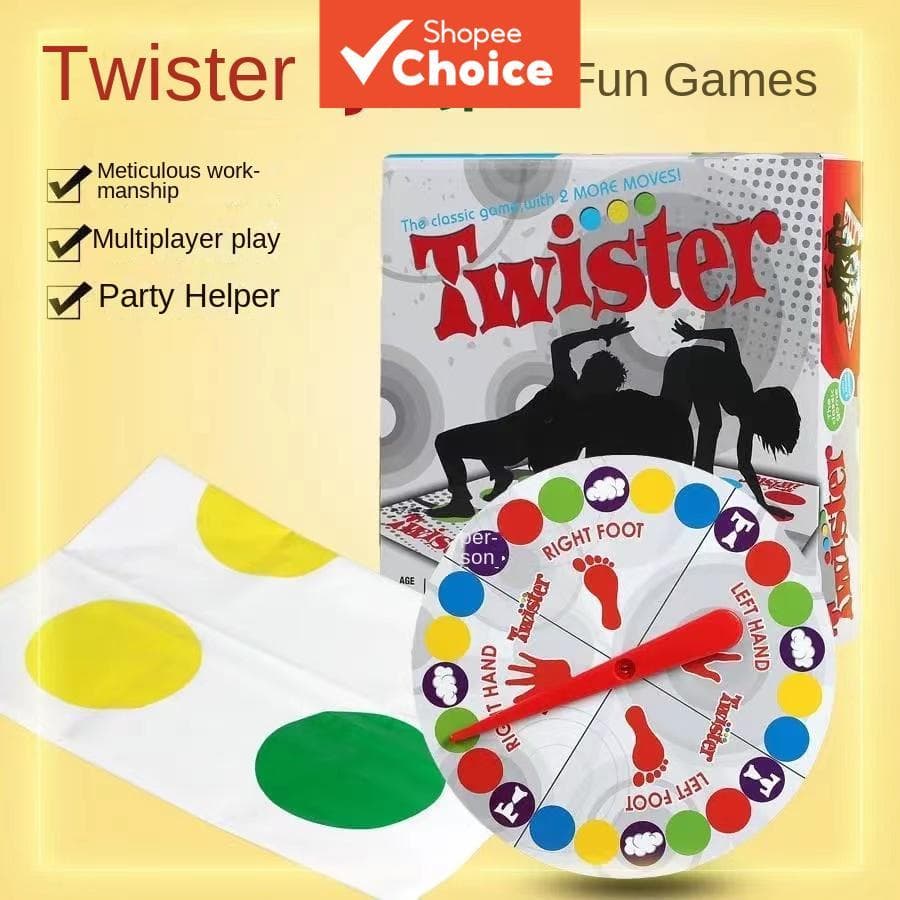 Twister Mat Game Party Balance Jogo De Tabuleiro Interativo Para Família Crianças E Adultos Atividade Interna Externa