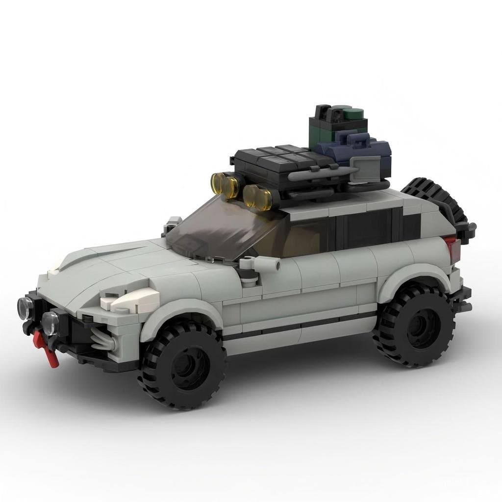 MOC-150552 Porsche Cayenne 957, Brinquedo Criativo, Blocos de Montar Compatíveis com Lego, Peças Pequenas