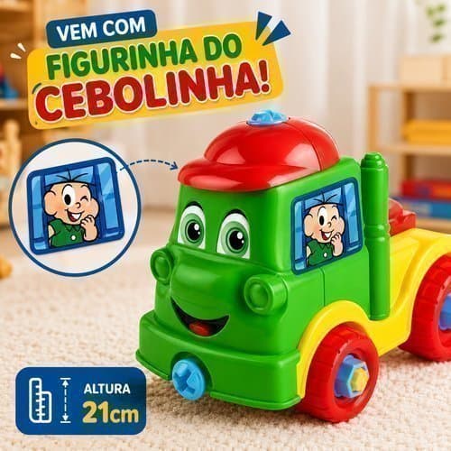 Caminhao De Brinquedo Infantil Cebolinha Brinquedo Educativo Criativo