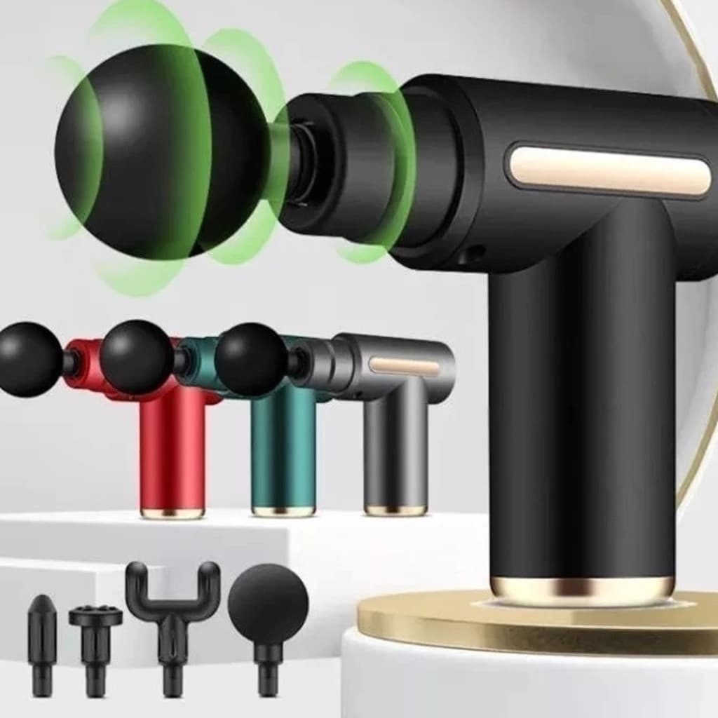 Massageador Elétrico Profissional Portátil de Alta Frequência Para Alívio Muscular e Relaxamento Corporal
