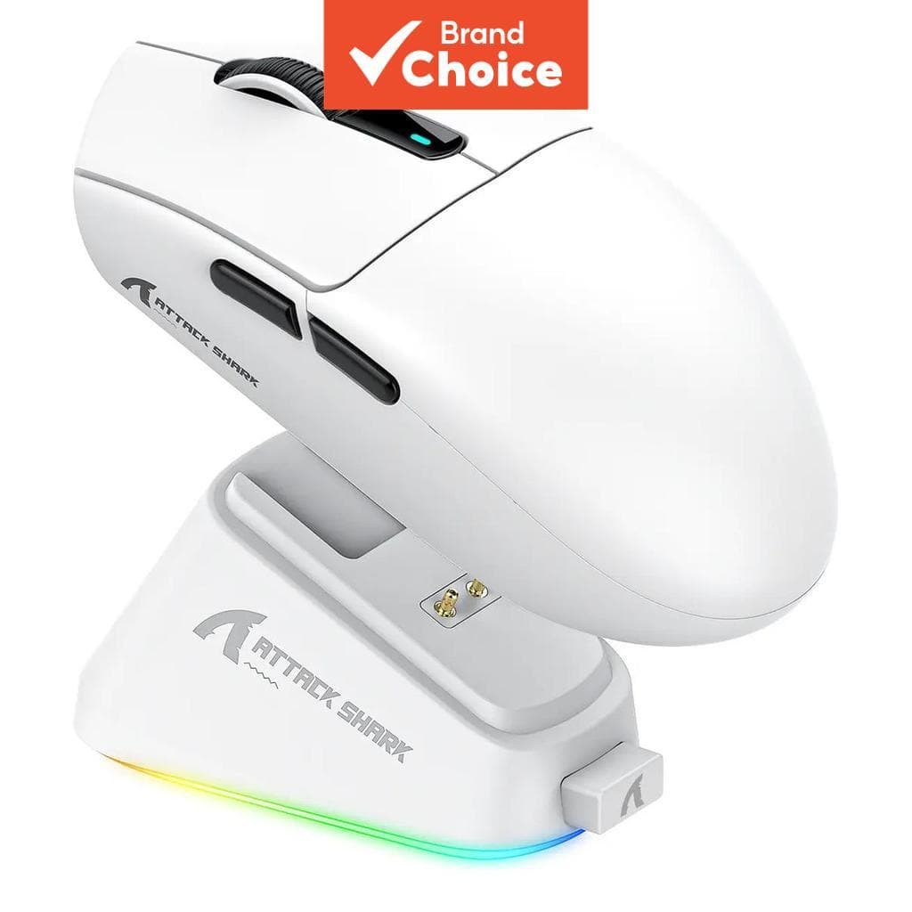 Ataque de Tubarão G3 Pro Mouse Gamer Sem Fio Tri-Modo 62g Ultraleve PAW3311 RGB Dock de Carregamento Magnético Mouse PC