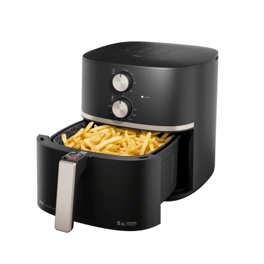 Fritadeira Air Fryer WAP 5,2L 1500W Grande Capacidade Sem Óleo