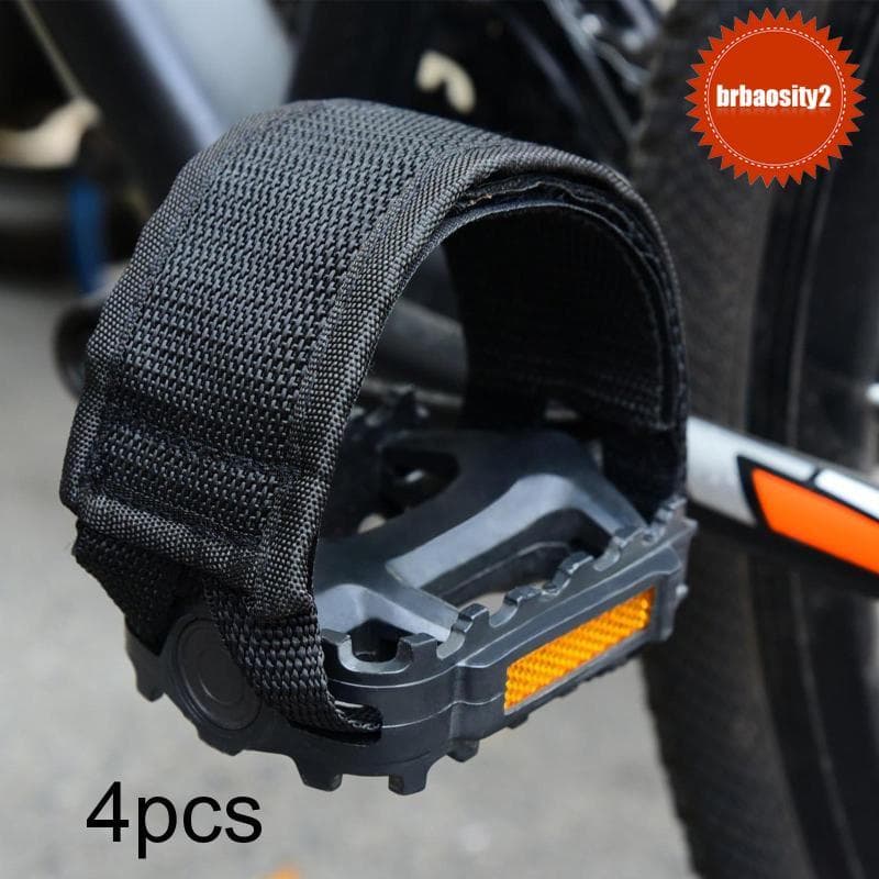 [Brbaosity2] 4 Unidades De Alças De Pedal De Bicicleta Para Ergométrica Crianças E Adultos Leves Portáteis Equipamentos 