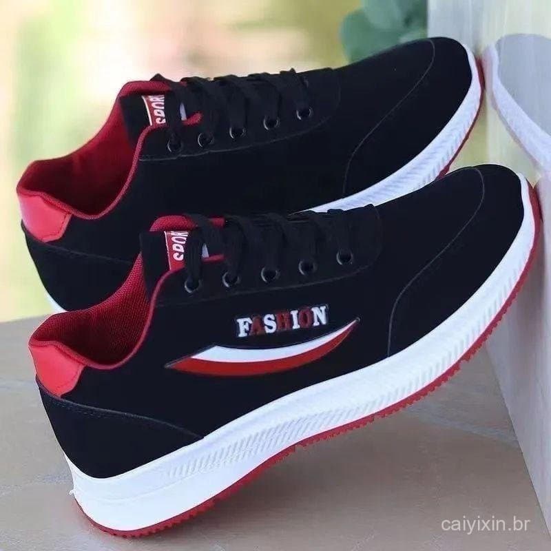 Tênis Esportivos Masculinos Confortáveis, Respiráveis, Antiderrapantes, Tênis Casuais para Corrida Masculina 123