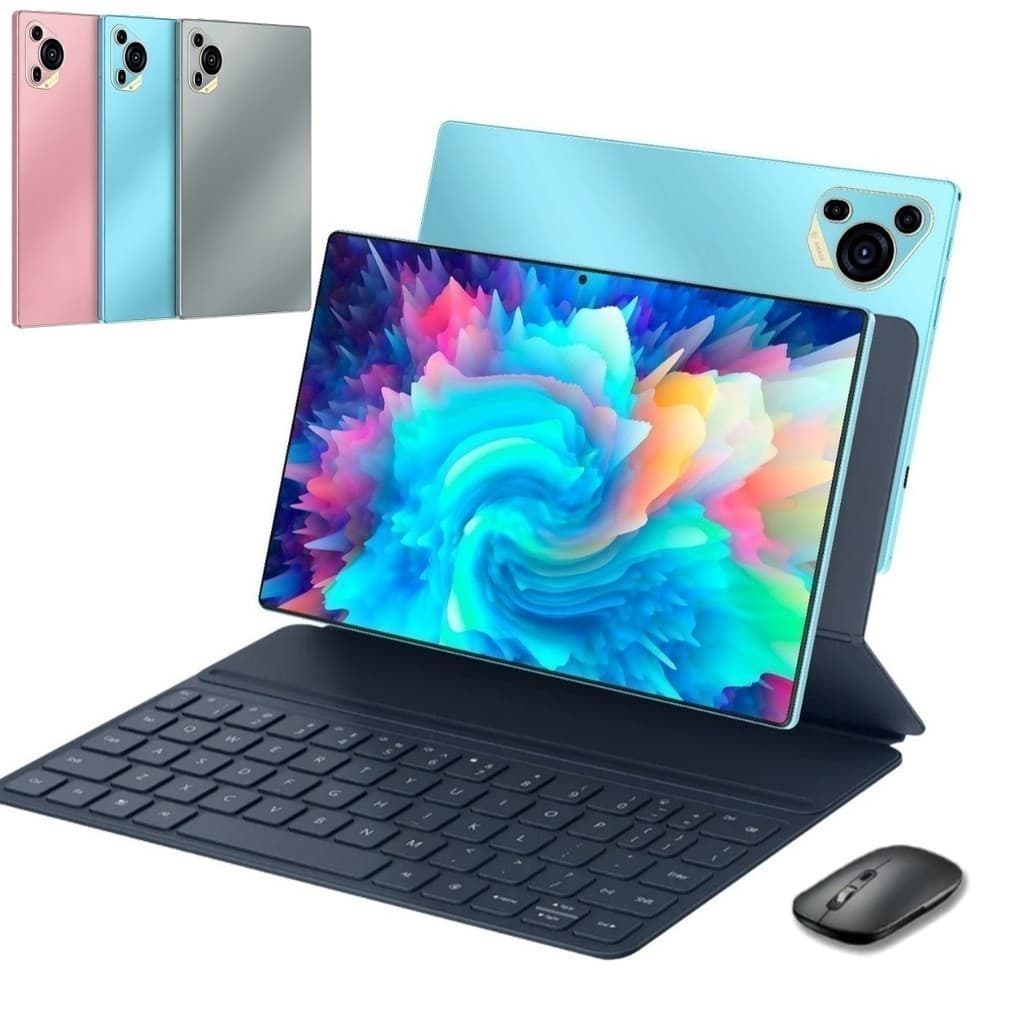 Tablet 10.1” com Teclado+Mouse 6GB RAM 128GB Android 13 Câmera 50MP GEEK