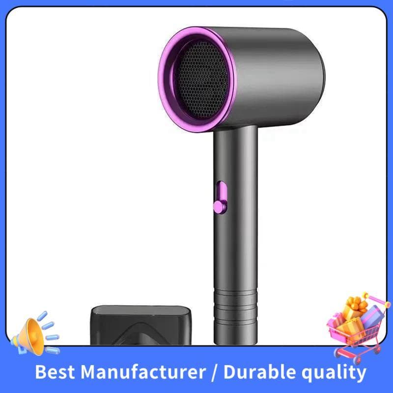 Secador De Cabelo Compacto Com Plugue Ue , Iônico De Alta Velocidade Bico , Temperatura Constante Profissional Para Viag