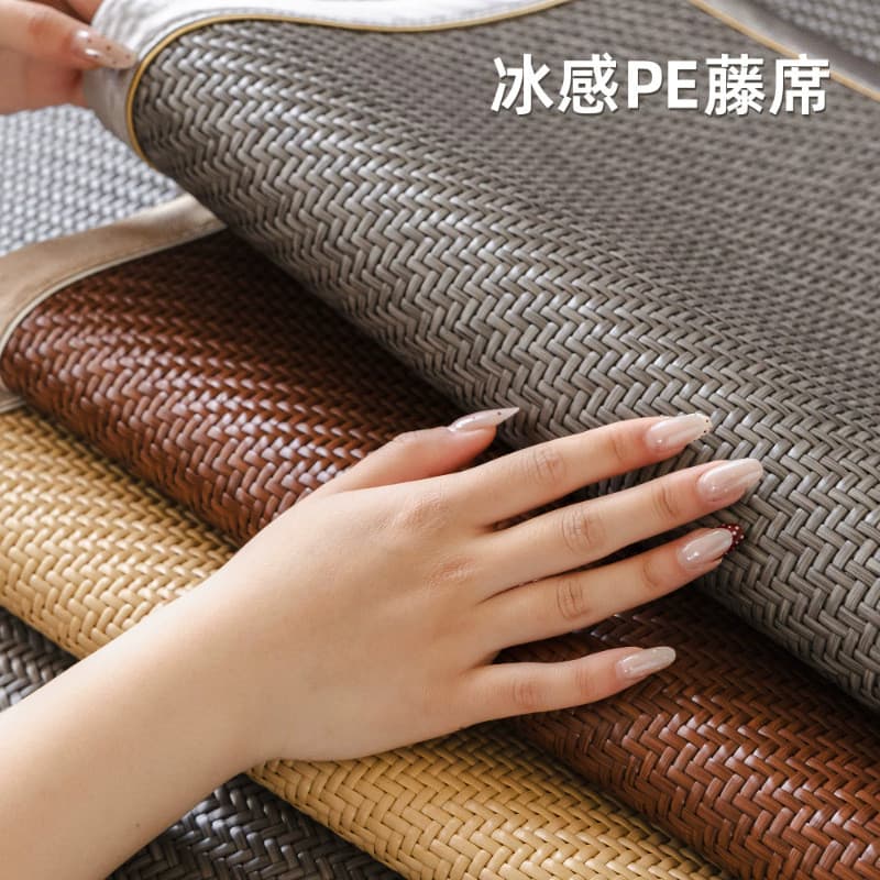 [Novo produto] verão gelo rattan legal tapete sofá almofada fixa antiderrapante legal rattan tapete almofada sala de est