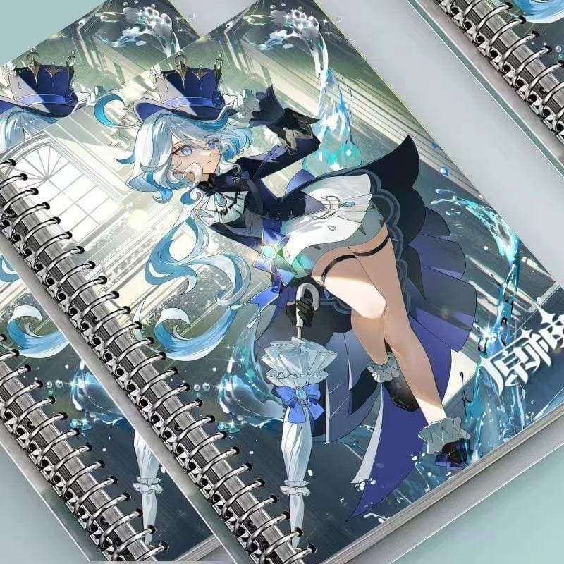 <Original God> Game-themed cute loose-leaf notebook 22Ring-bound notebook Focalors Focoors Notebook