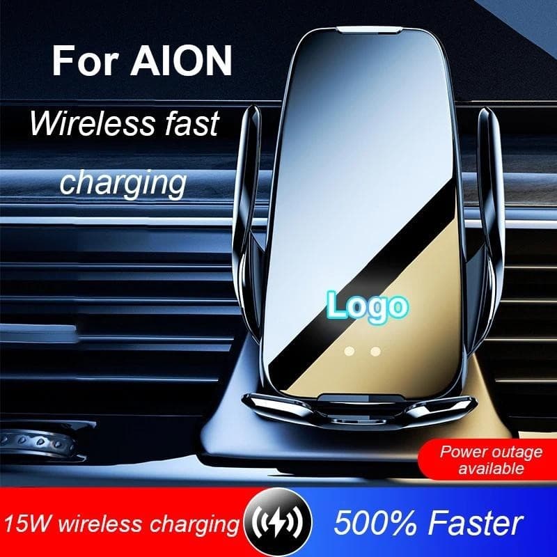 Para Aion LX S-PLUS V 007 Z03 Suporte De Sensor Infravermelho De Carro Telefone Móvel 15W Carregador Sem Fio Saída De Ar