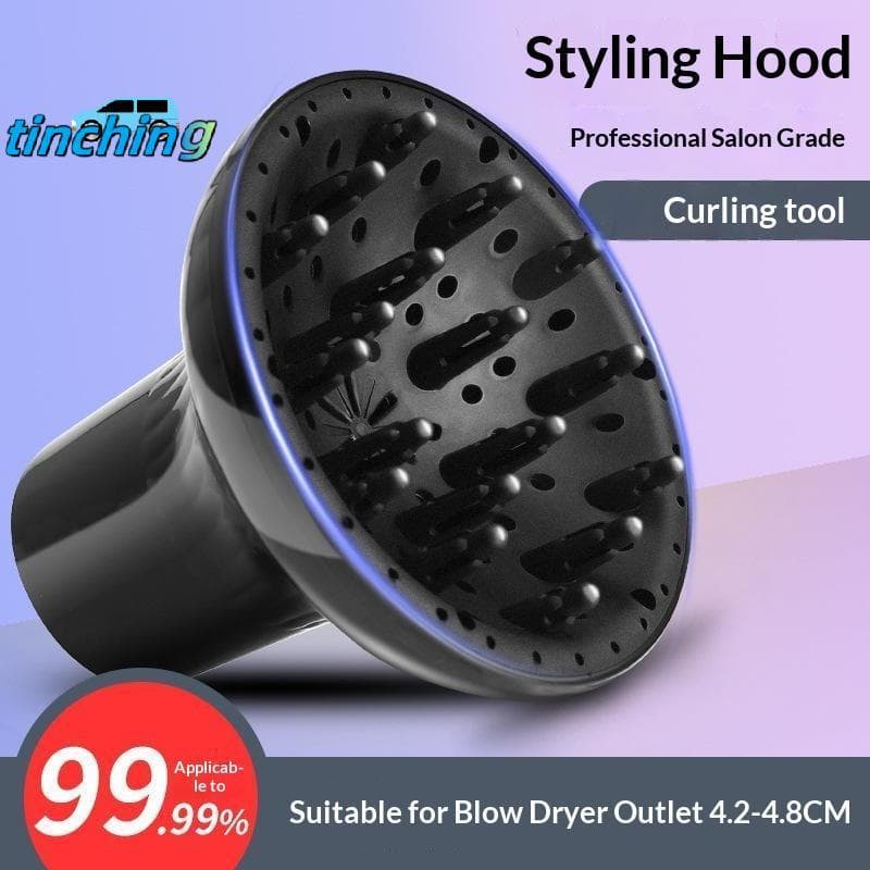 [Tinchigh] Difusor Universal De Secador De Cabelo , Profissional , Definidor De Cachos , Capuz De Vento , Anti-frizz Par