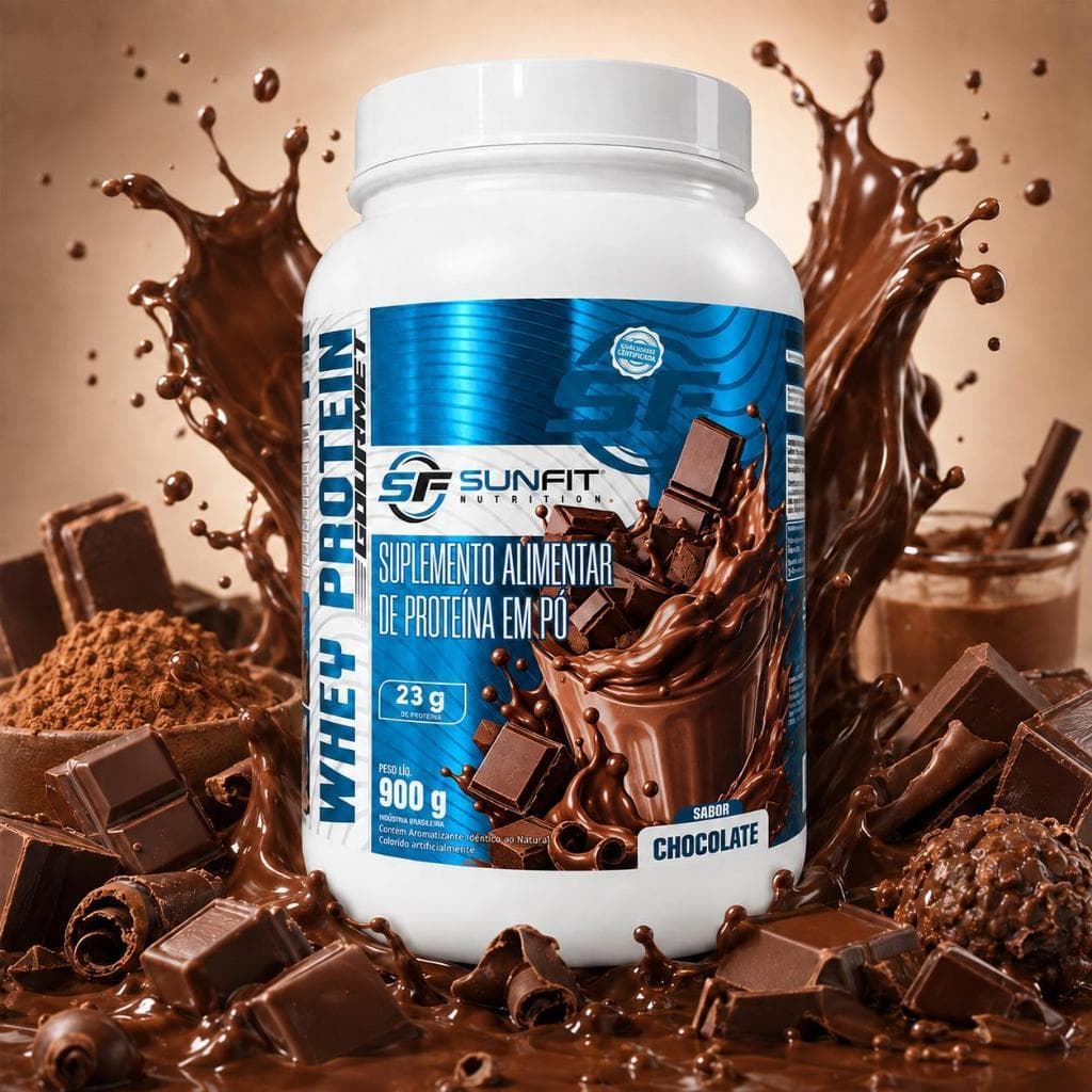 Whey Protein SF Nutrition  900g Pote Sabor Chocolate