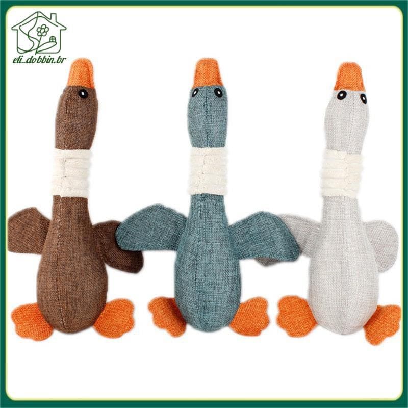 Brinquedo Para Cachorro Pato 2026 Novo Indestrutível Projetado Mastigadores Pesados Brinquedos Interativos Mastigar Sque