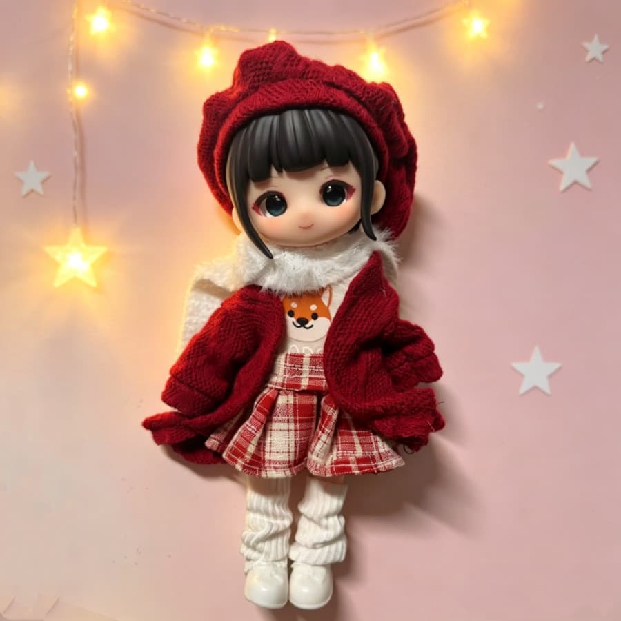 Roupas para bonecas 1/8 BJD 1/12 OB11 11-17 cm Penny, Bonni, Bunny, A-Si body ymy roupas para bonecas articuladas 9.3 WI