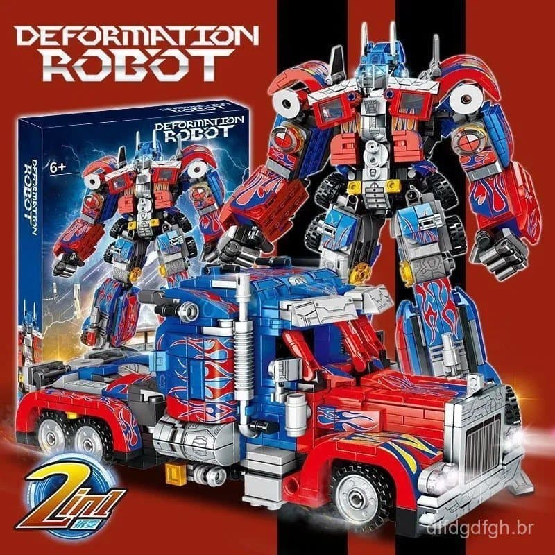 1.000 Peças de Blocos de Montar Lego Série Transformers Bumblebee, Brinquedo Mecha Montável para Meninos, Presente