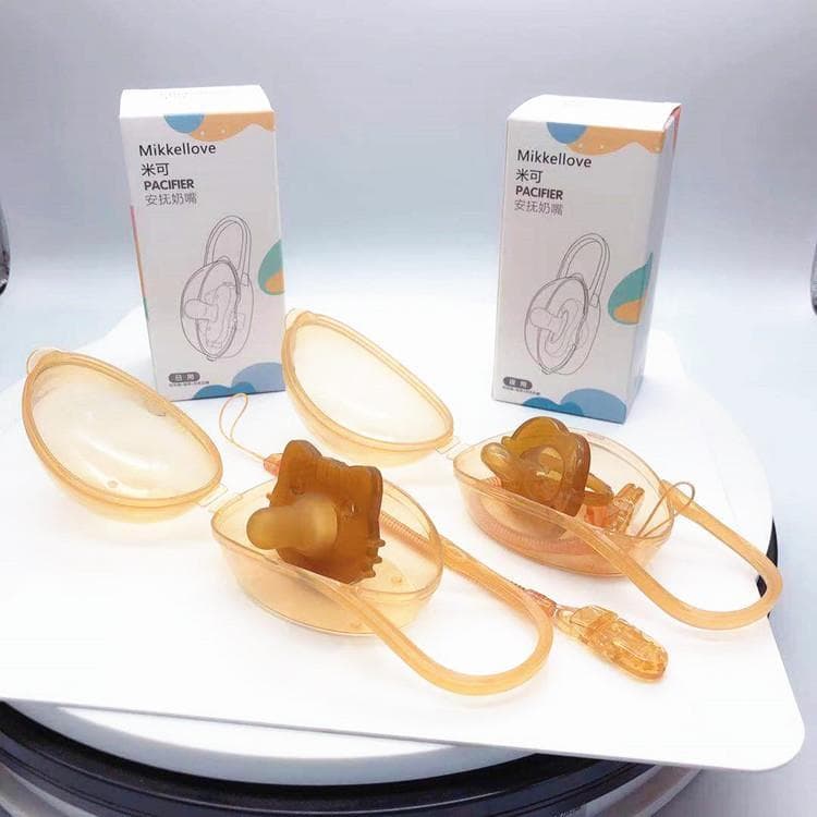Mike Nano prata chupeta do bebê Super macio Silicone imitação de leite materno chupeta bebê recém-nascido tipo dormir co