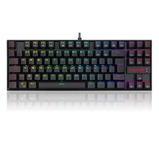 Teclado Mecânico Gamer Redragon Kumara Pro, RGB, Switch Magnético Vermelho