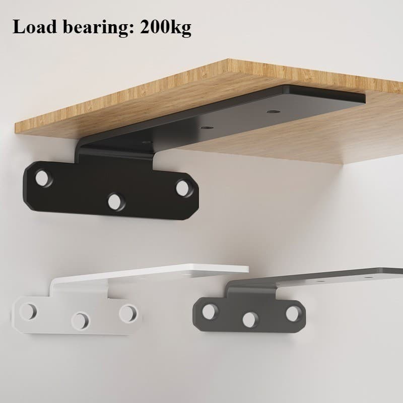 1 PCS 200kg Capacidade De Rolamento Suportes De Tripé Suspensos Suporte De Prateleira De Parede Prateleiras De Rack De A
