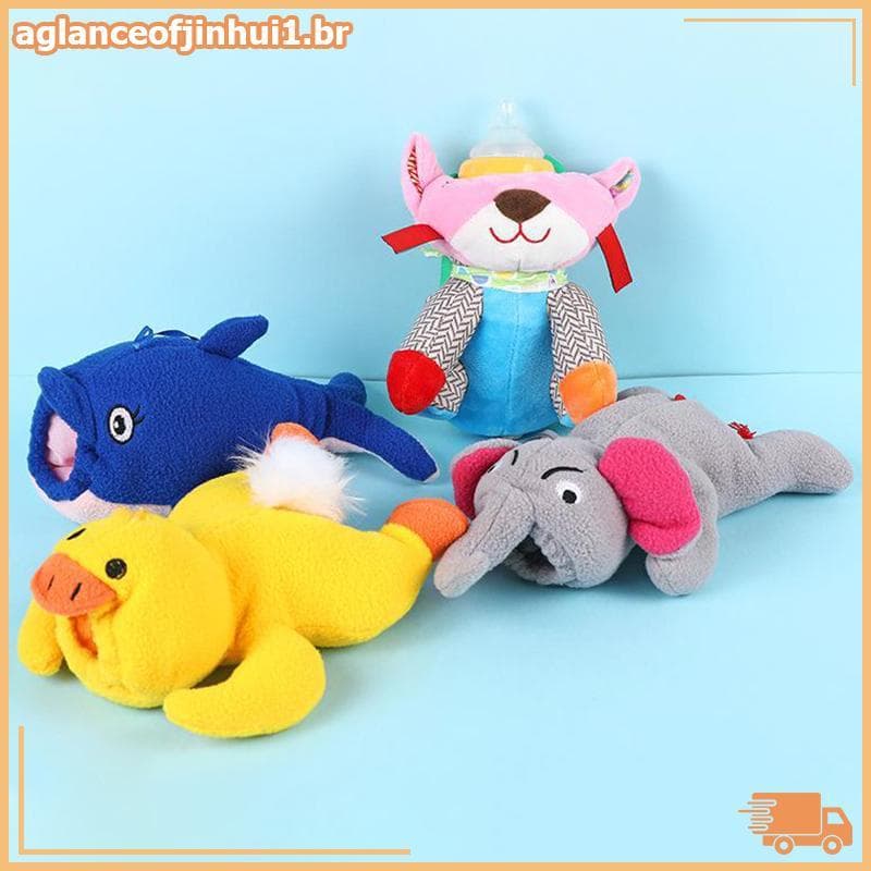[AGBR] Bolsa Para Mamadeiras Du Milk Bottle Capa Brinquedos Kawaii Coelho De Pelúcia Mamadeira Bebês Mantenha O Aquecime