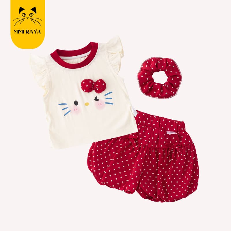 Meninas verão Shorts de manga curta terno fino roupas de bebê roupas de verão doce bonito bebê menina terno de verão