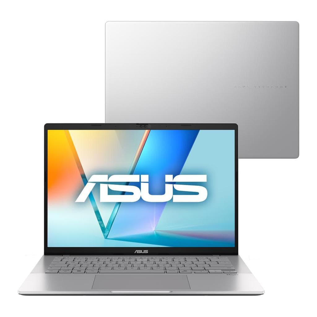 Notebook ASUS Vivobook S14 S3407VA Intel Core i7 13620H 8GB Ram 512GB SSD Linux Tela 14”IPS FHD 60Hz Cool Silver - LY055