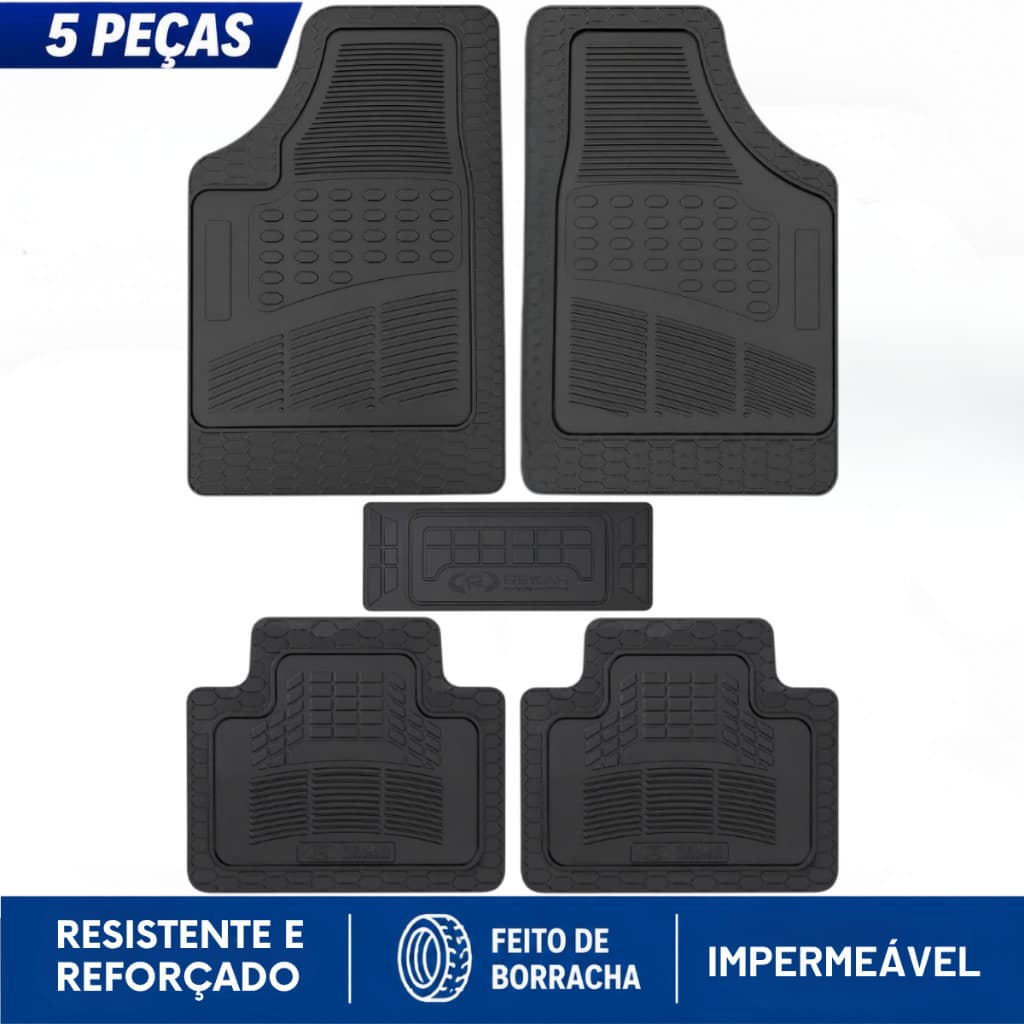 Jogo Tapete Automotivo Toyota Reforçado Borda Alta Corolla Yaris Etios Hilux Corolla Cross RAV4