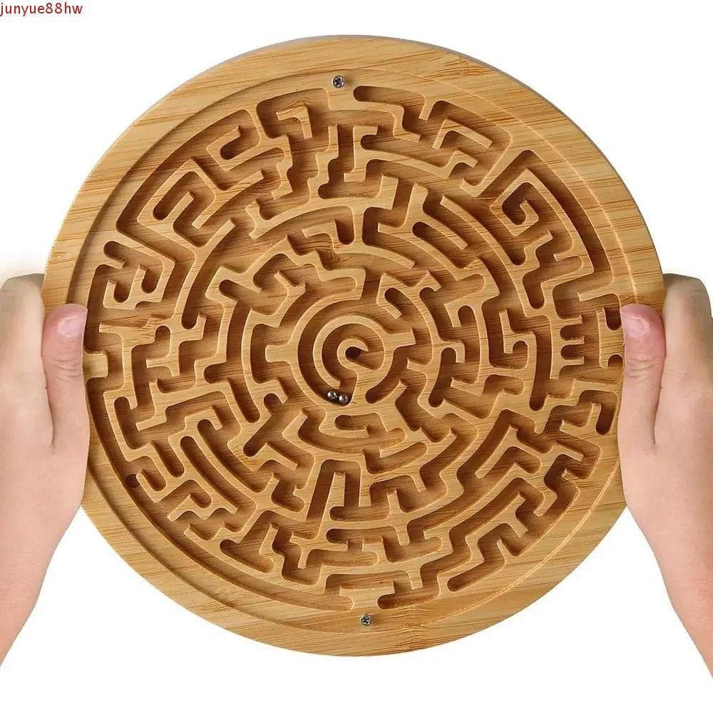 Jogo De Tabuleiro De Labirinto Redondo JUNYUE , Brinquedo Criativo , Quebra-Cabeça , Brinquedos Educativos Iniciais