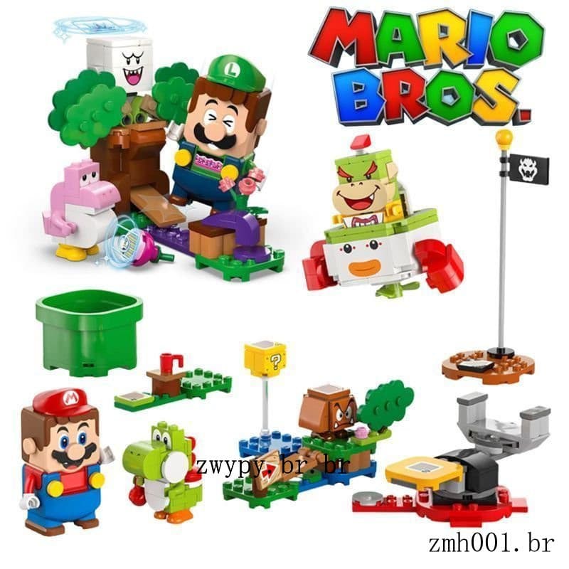 Compatível Lego Monstro de Lava 71440 Aventura de Mario e Luigi Juntos Brinquedo de Blocos de Montar Presente