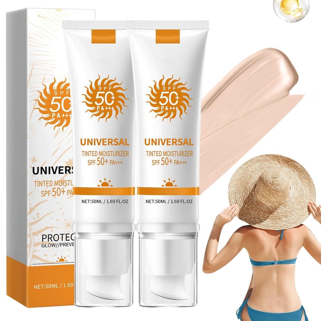 Protetor Solar Facial com Cor FPS 50, Protetor Solar Universal com Cor, Protetor Solar Facial Hidratante, Essência Solar