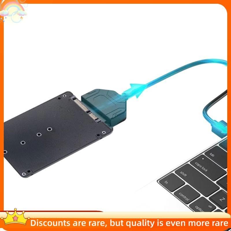 Nobleflyingnew M . 2 NGFF SSD Para SATA3 Caixa De Disco Rígido Externo Placa Adaptadora De 6 Gbps De Uso Duplo SATA3.0 P