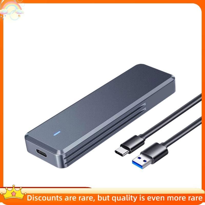 Novo Gabinete SSD M . 2 M2 NVMe SATA Adaptador 10Gbps USB3.2 Tipo-C Caso De Disco Rígido Externo Para Computador Portáti