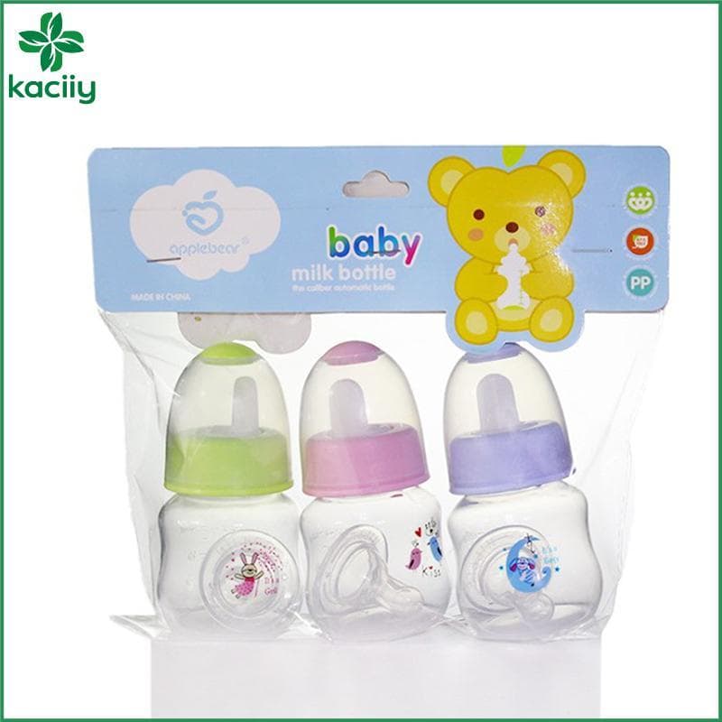 KC 60ml Bebê Recém-Nascido Mamadeira De Mamilo PP Chupeta Leite Água Alimentação Fofa