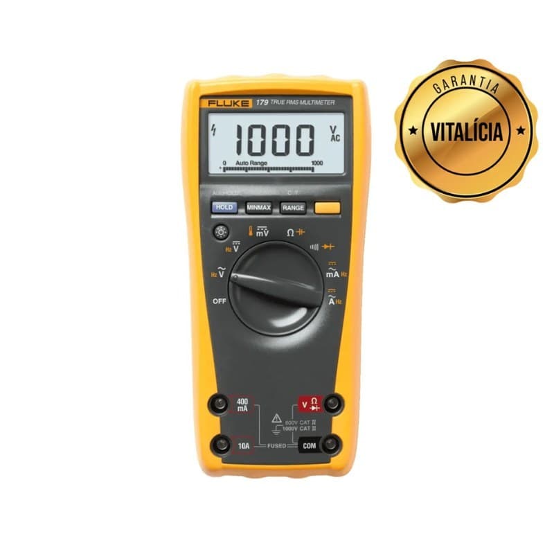 Multímetro digital True-RMS CAT III 1000V Fluke 179