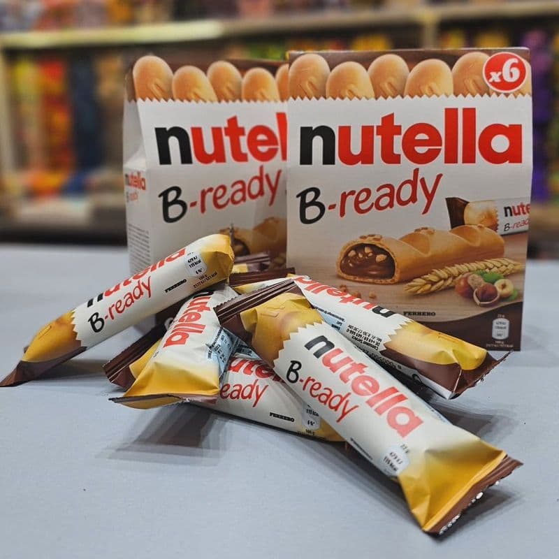 Importado Ferrero Nendoella Nutella Barra de Chocolate Biscoitos de Dedo Sanduíche Nutella Lanches de Avelã 8-20-23V