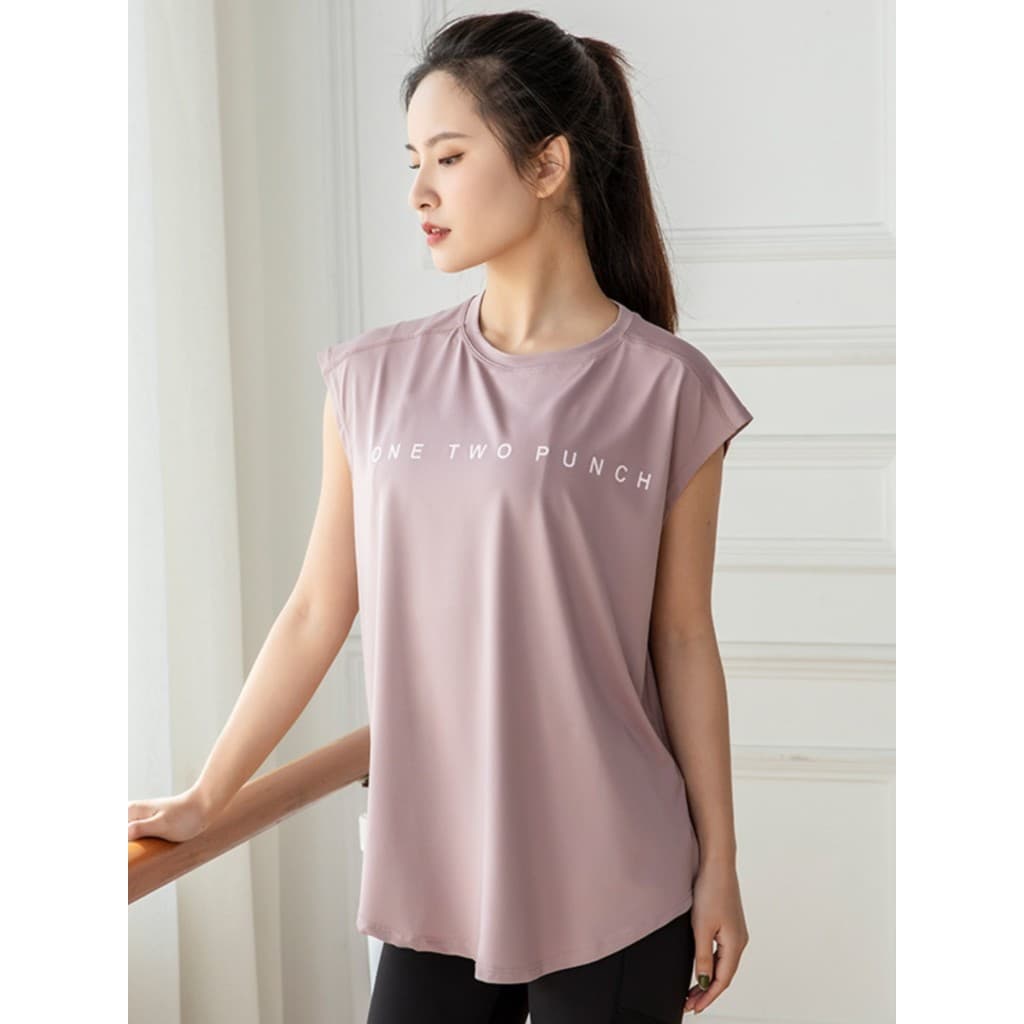 Verão estilo fino influenciador esportes roupas de Fitness feminino sem mangas roupas de secagem rápida correndo treinam