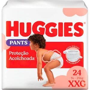 Fralda Roupinha Huggies Pants XXG 24 un