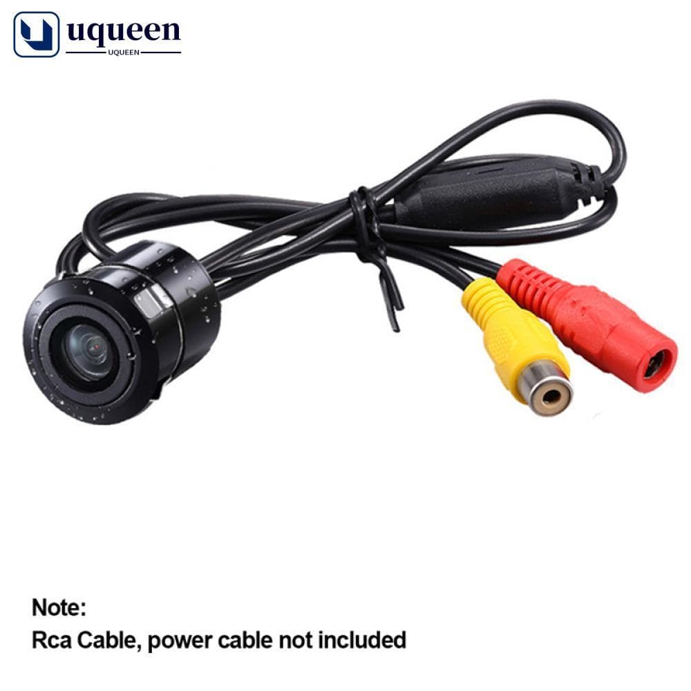 UQUEEN 140 Graus 4 LED Câmera De Visão Traseira Do Carro HD Noturna Invertendo Monitor Estacionamento Automático CCD Sem