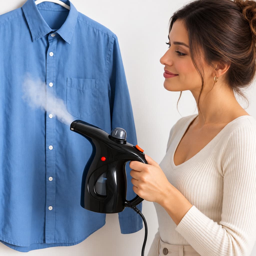 Passadeira A Vapor Ferro Portátil Vaporizador 127v Preta 800w