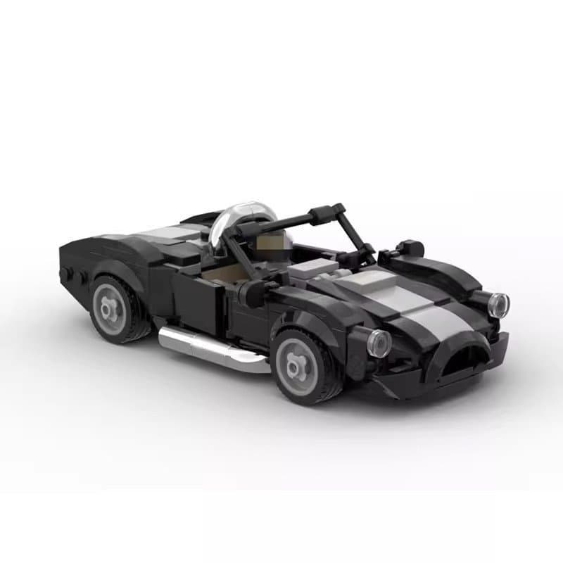Blocos de montar MOC compatíveis com o modelo de carro Lego 35108 Shelby Cobra, conjunto educacional para presente.