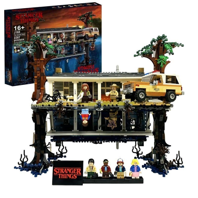 Compatível com LEGO 75810 Stranger Things: The Upside Down World, um brinquedo de blocos de montar de alta dificuldade p
