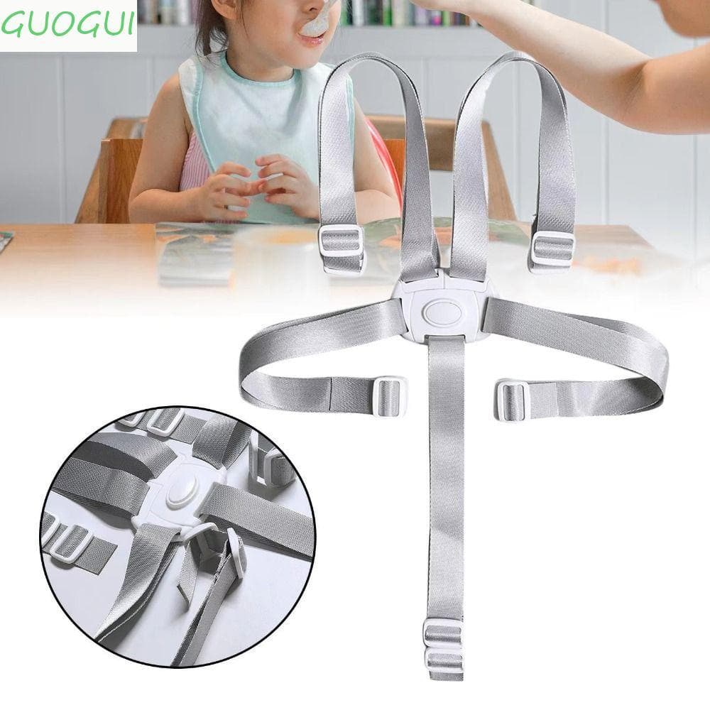 Cinto Para Cadeira De Alimentação De Bebês GUOGUI , Alças Resistentes Cadeiras Altas De 5 Pontos , Fivela De Liberação R