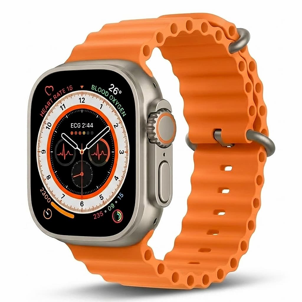 Smartwatch CU10 Ultra Tela AMOLED Chamada IP67 ECG Esporte Android iOS Relógio Inteligente